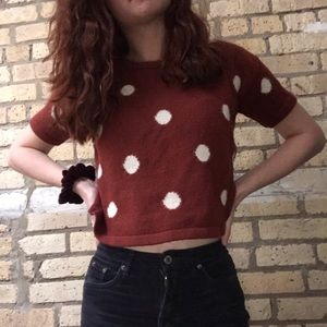 Polka dot top